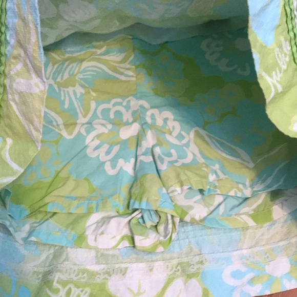Lilly Pulitzer Green Floral Skort - Picture 4 of 6